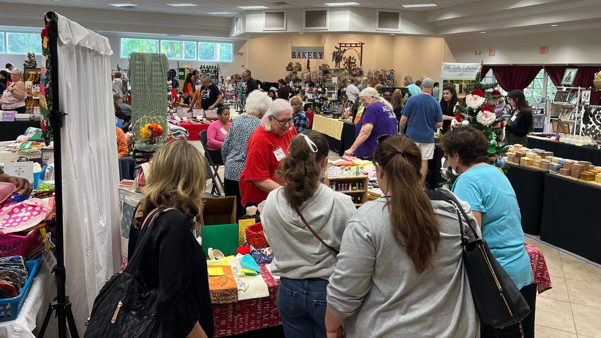 St. Elizabeth Ann Seton’s “choir ladies” are part of the church’s annual craft and rummage sale. This year’s event is Oct. 18-19.