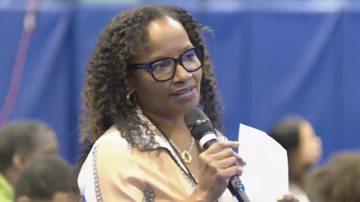 Sabine Phillips, the principal of Margate Middle School, advocated for a hands-on STEM program for her students.