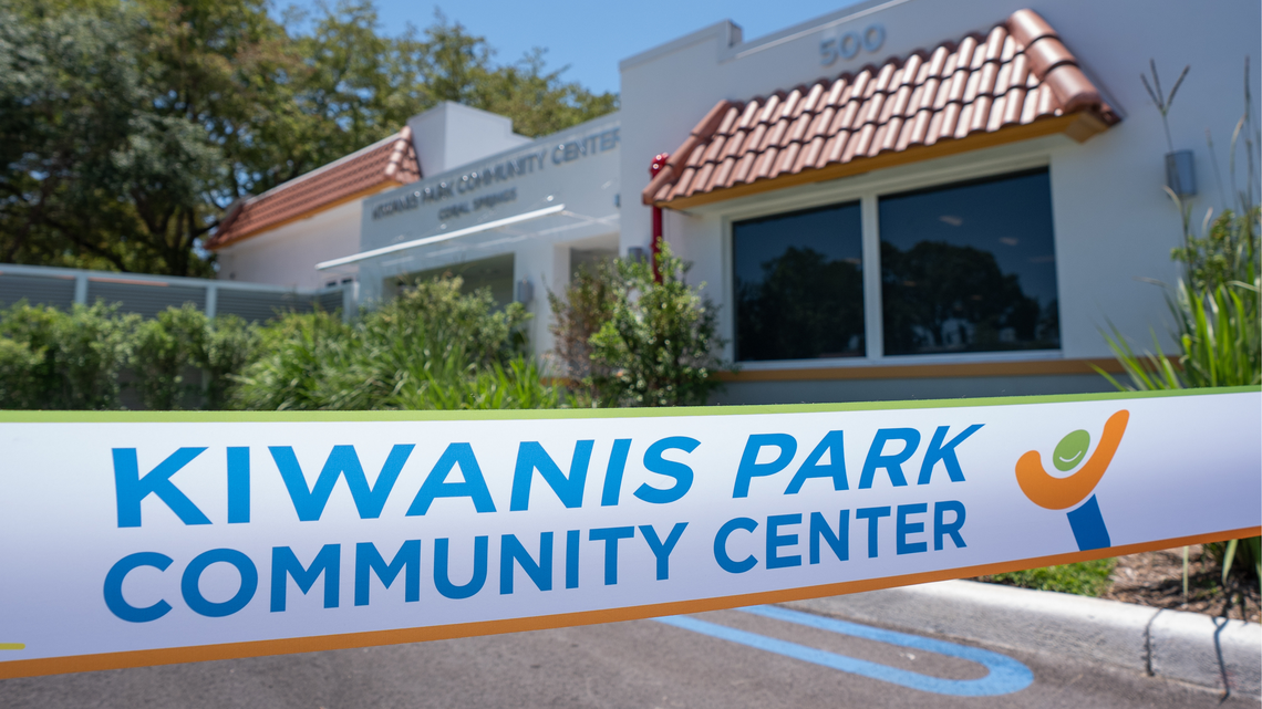 Coral Springs’ newest community center has finally opened at Kiwanis Park.