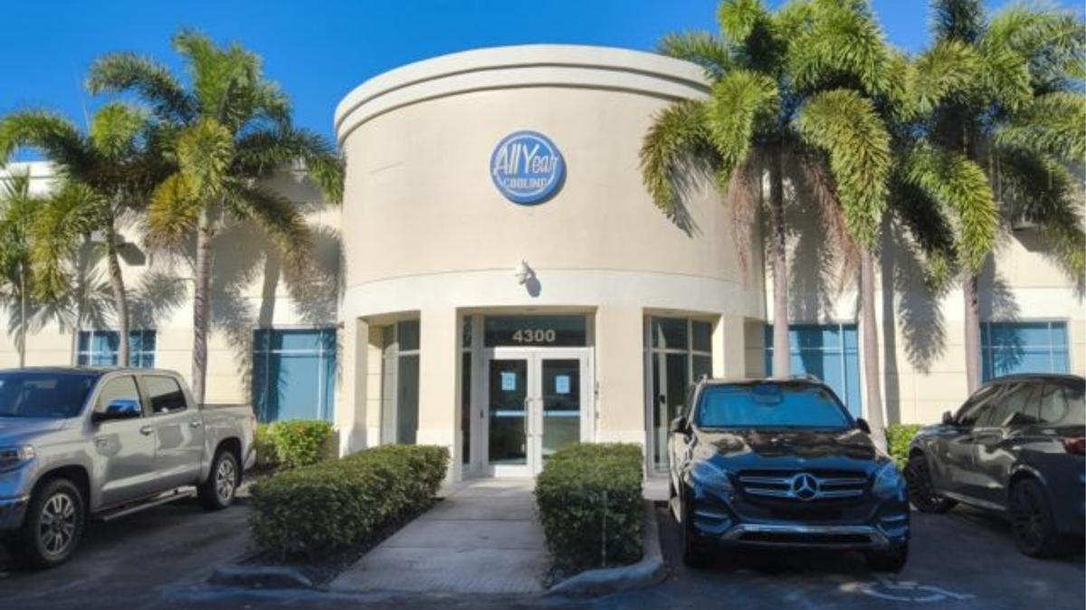 The longtime home of All Year Cooling has sold to a Miami Beach-based investment firm.