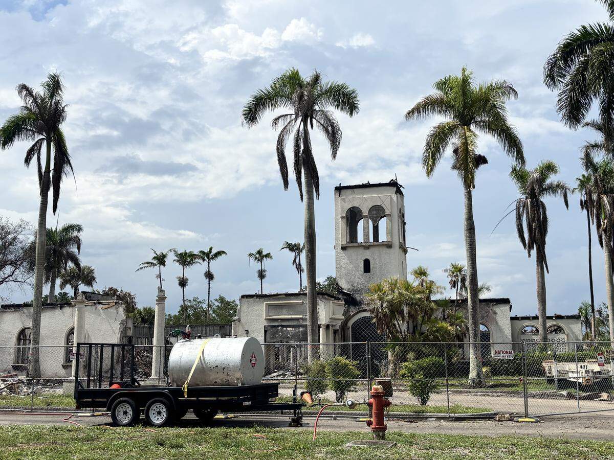 The new Life Time Fitness location is expected to be built on the site of the burned-down Heron Bay golf course clubhouse.
