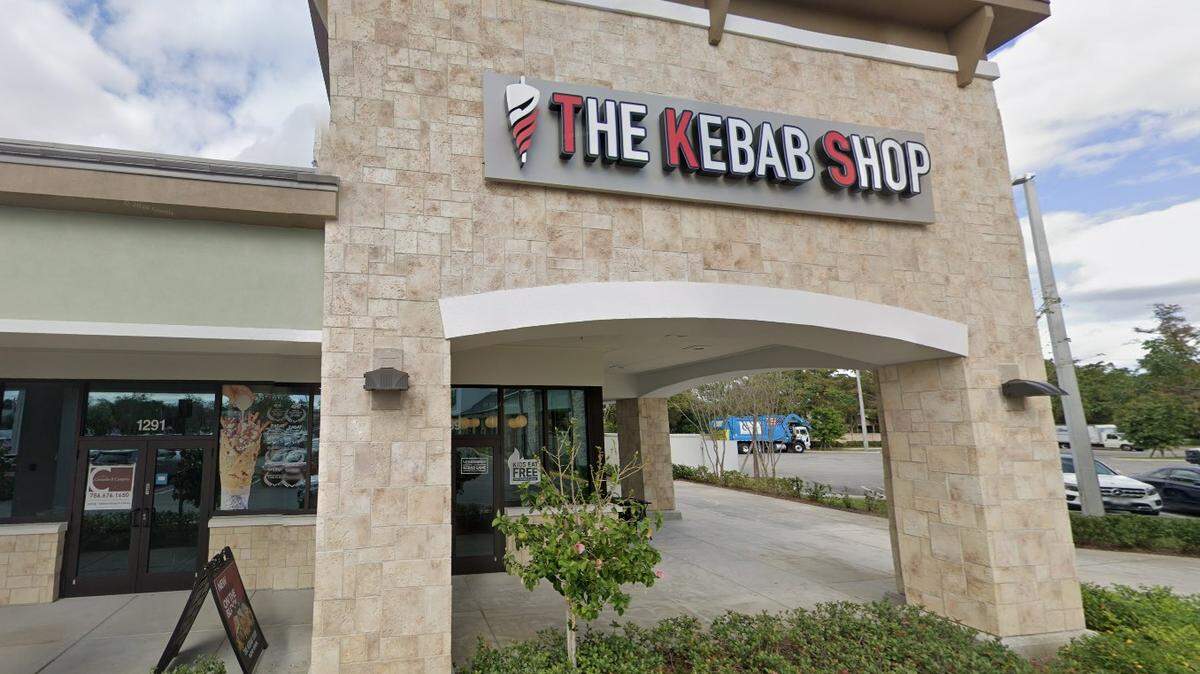 The Kebab Shop in Coral Springs, located on N. University Drive.
