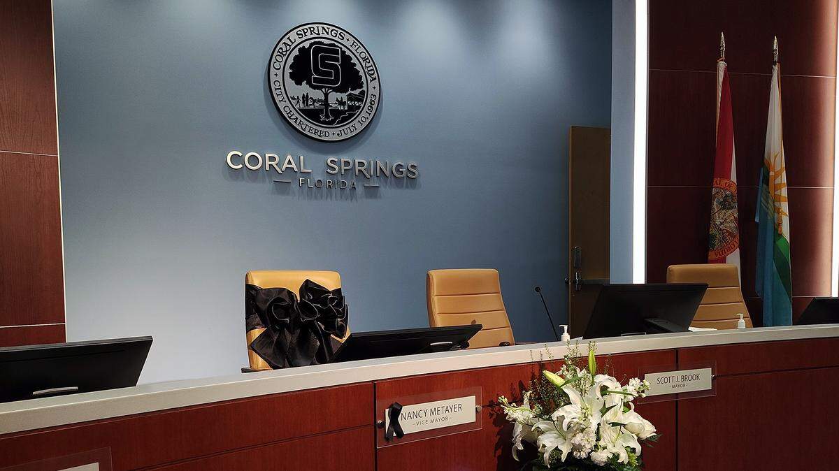Elections will be held this November in Coral Springs for the late vice mayor’s vacant seat 3, as well as three other commission seats.