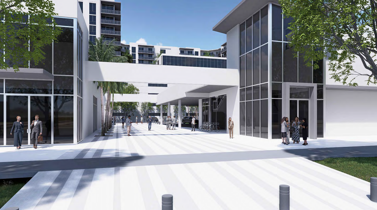 Committee members commended the architects for creating a plaza serving the public, which doubles as an entry point for the fire department.