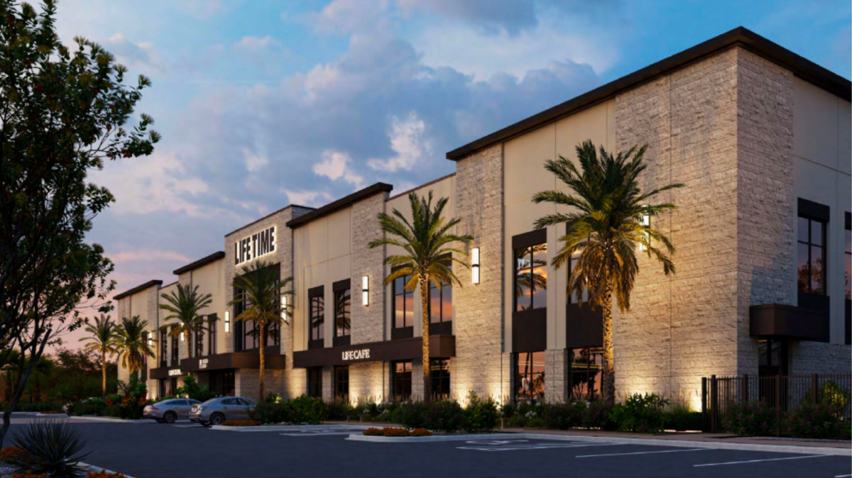 The planned Life Time luxury gym is slated to be built on the site of the former Heron Bay golf course clubhouse.