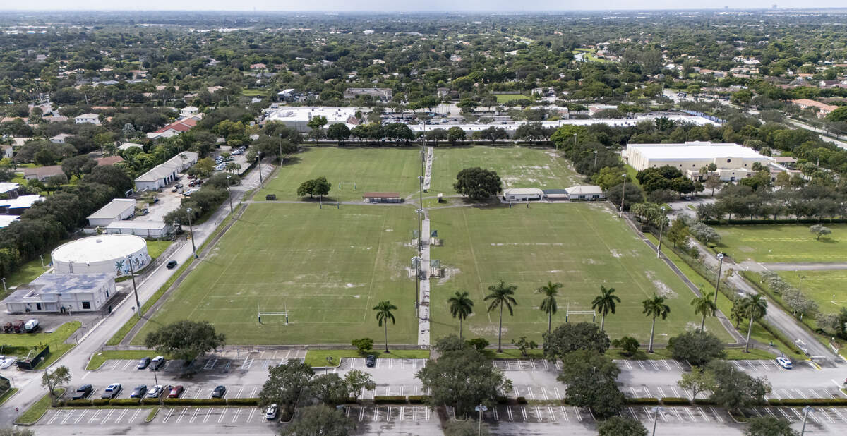 Mullins Park, one of Coral Springs’ largest recreational hubs, is where many community sports — including soccer — are played.