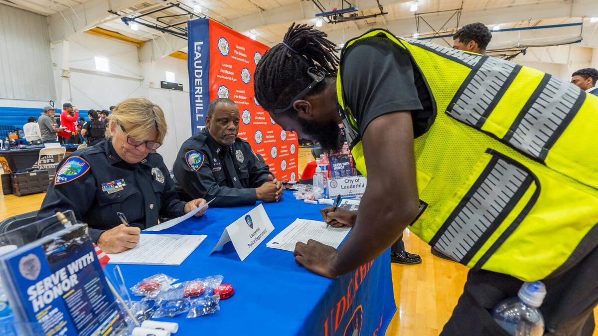 Last month, the City of Coral Springs hosted the Fifth Annual Public Safety Job Fair and Career Expo at the Coral Springs Gymnasium.