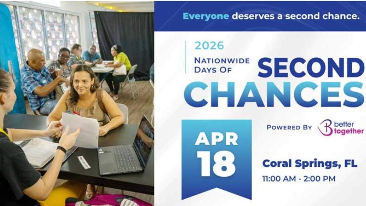 Better Together, a national Christian nonprofit that seeks to combat joblessness, is set to host the Second Chances Job Fair from 11 a.m. to 2 p.m. on Saturday, April 18, at New Springs Church.