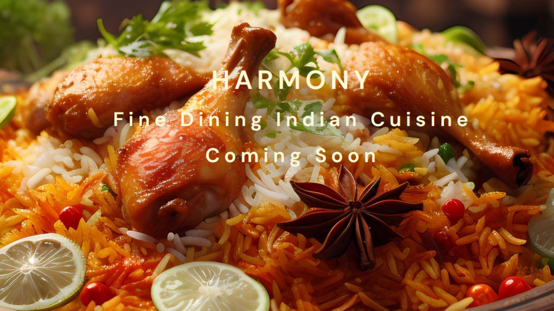Harmony Indian Cuisine expected to open in Coral Springs in the new year