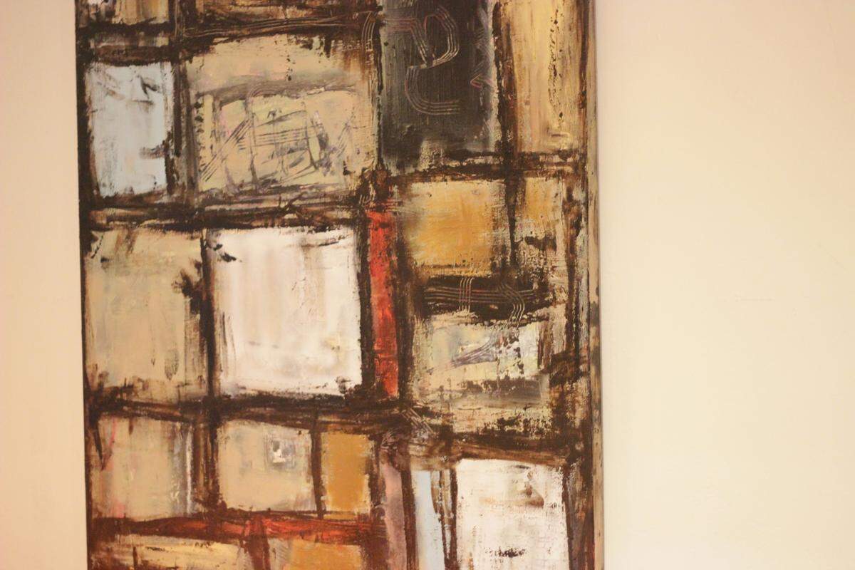 In his early painting days, Tommaso&nbsp;Fattovich says he didn’t know what oil paints were, let alone how to use them. This piece, one of his first, was created with standard materials and a fork.
