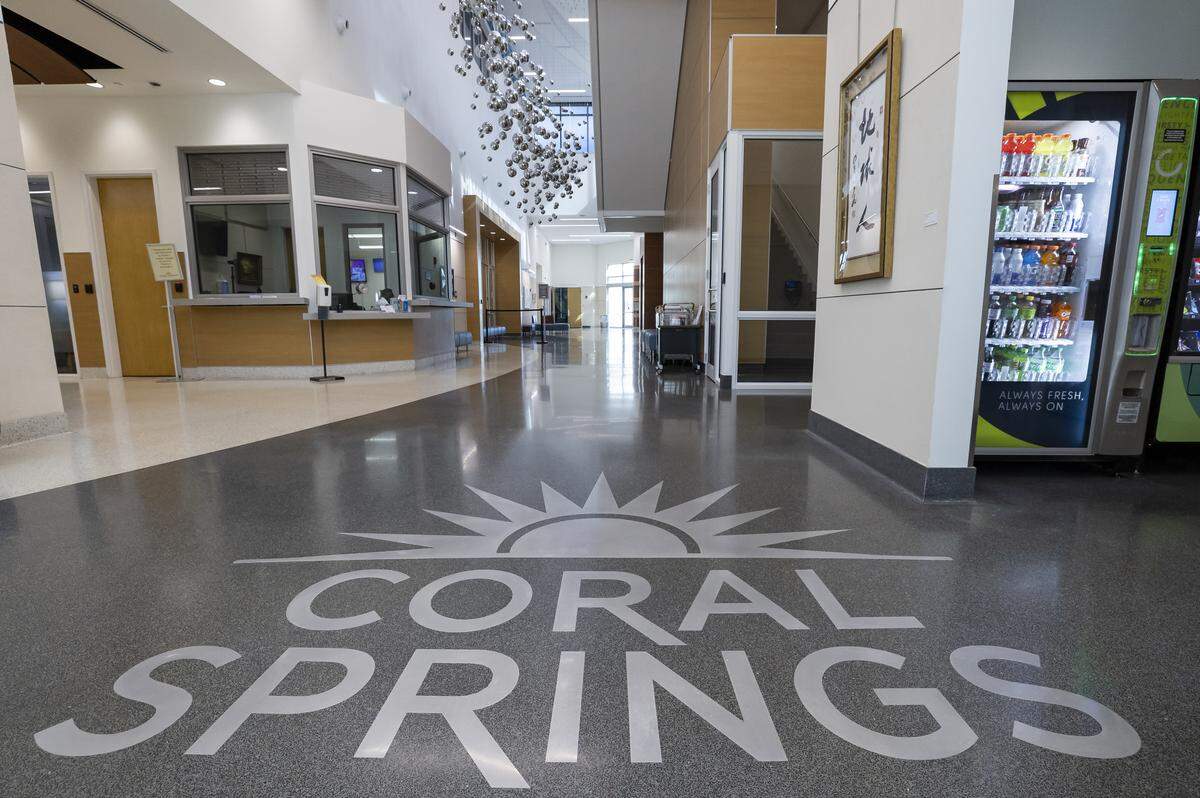 Coral Springs is asking lawmakers for $250,000 to put ballistic film on glass windows and doors in certain government buildings, including City Hall.