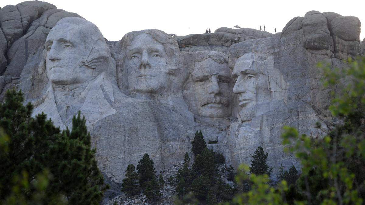 Mount Rushmore National Memorial is pictured ahead of US President Donald Trump’s visit during Independence Day events in Keystone, South Dakota, July 3, 2020.
