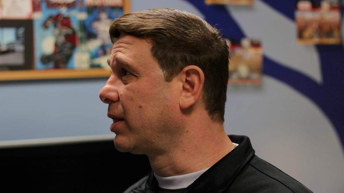 Freedman’s office, like his classroom, is decorated with art from his son and his students, as well as fan memorabilia and awards. He says he hopes to stay at Coral Springs High for the rest of his career.