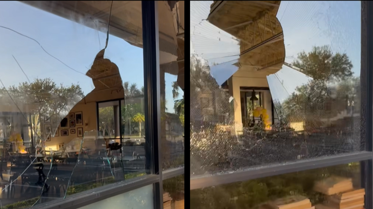 The community rallied to help Hellenic repair its windows that were damaged by vandals.