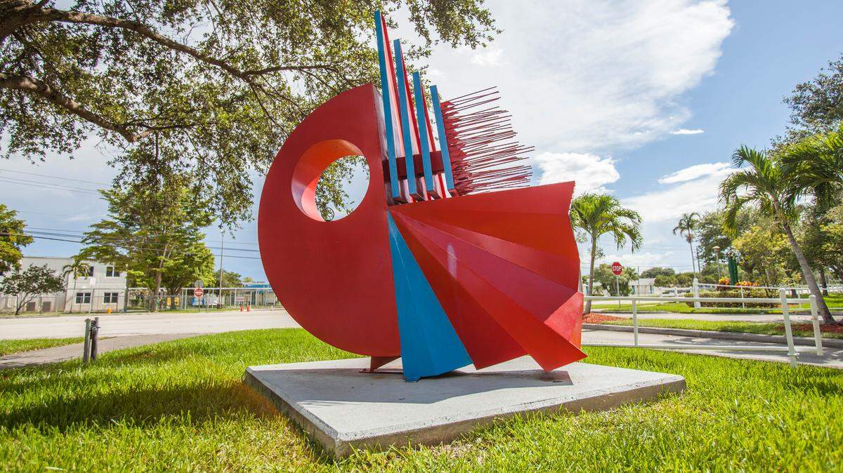 Cosmological Principle, a sculpture by Hanna Jubran, is set to be removed from Betti Stradling Park due to high repair costs and its extent of disrepair.