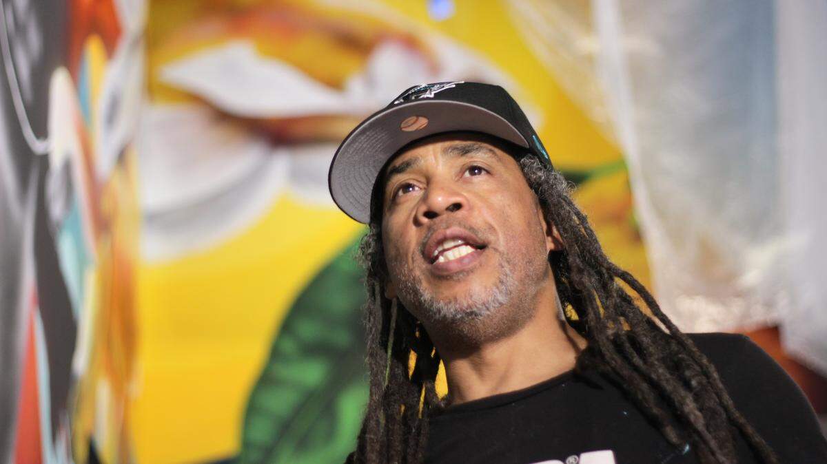Dominican-born muralist Ruben Ubiera has worked on hundreds of murals across the United States, many of them in South Florida.